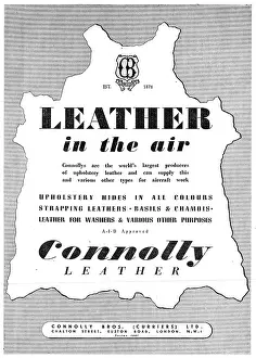 Curriers: Connolly Leather 1942 Advert