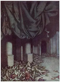 Fantastical: The Conqueror Worm by Edgar Allan Poe, Dulac illustration