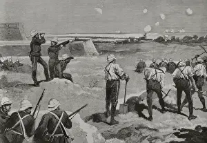 Entrenchment: Conquest of Egypt by the British troops. 1882