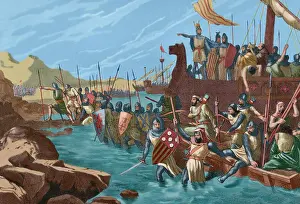 Embarkation: Conquest of Majorca by king James I of Aragon