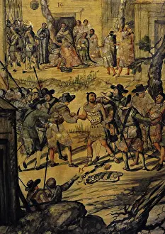 Bartolome: Conquest of Mexico. Towards to Cholula