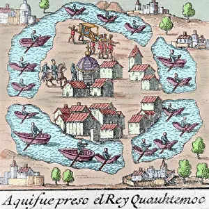 Aztec: Conquest of Mexico. The place where Cuauhtemoc was prisoner