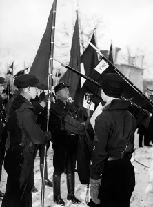 Squirt: Consecration of the flag in Berlin-Lankwitz, 1937