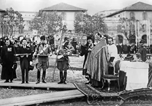Conclusion: Consecration of the flag of an Italian unit, 1928