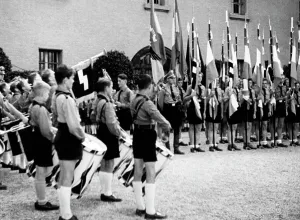 Consecration: Consecration of the Jungvolk flag in Landsberg