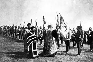 Blesses: Consecration of the Serbian Army flag, 1912