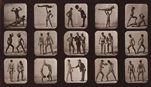 Attitudes: Consecutive images of men doing acrobatics, ?