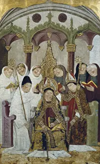 Bonnat: Consegration of a bishop. Valencian School. 15 century