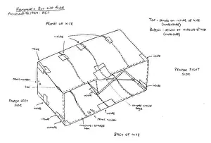 Hargrave: Conservator's diagram of the Lawrence Hargrave Box-Kite