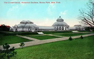 Glasshouse: The Conservatory, Botanical Gardens, Bronx Park, New York