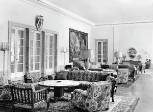 Stucco: The conservatory of the Reich Chancellery, 1937