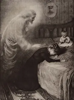 Copping: The Consoler. A British WW1 painting by Harold