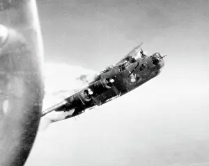 B24j: Consolidated B-24J Little Warrior about to explode, 2