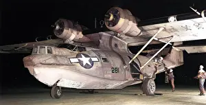 Readying: Consolidated PBY-5A (forward view, on the ground) ready?