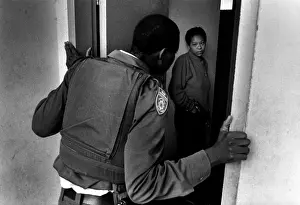 Berea: Constable Sibanyoni tries to get access to a flat in