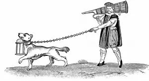 Nothing: The Constable of the Watch with his dog. In Shakespeare