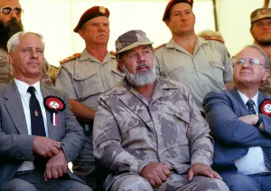 Volksfront: Constand Viljoen, Eugene Terreblanche, Hernus