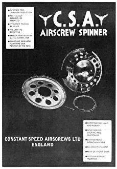Airscrews: Constant Speed Airscrews: CSA Propeller Spinners