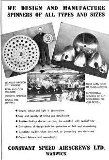 Airscrews: Constant Speed Airscrews. Warwick : Propeller Spinners
