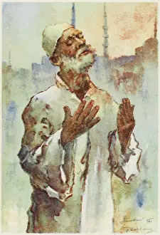 Beseeching: Constantinople - Dervish at prayer