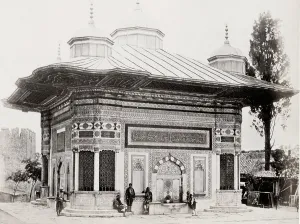 Seraglio: Constantinople - Fountain of the Seraglio, Istanbul, Turkey