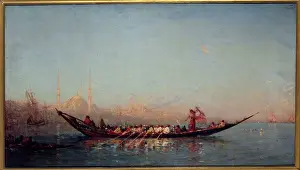 Ziem: Constantinople, the gulet of the Sultana
