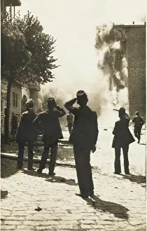 Aflame: Constantinople - Pera District - a fire
