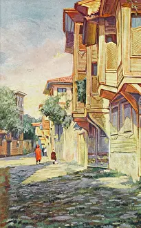 Cumba: Constantinople - Street scene with cumbas