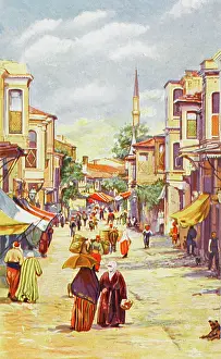Uskudar: Constantinople - A Street scene in Uskudar