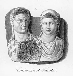 Constantinus: CONSTANTINUS I & WIFE