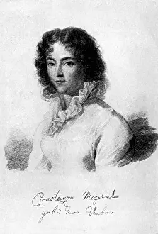 1783: Constanza Mozart, 1783. Born Constanza Weber