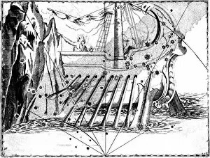 Johannes: Constellation of Argo Navis from Johannes Bayer