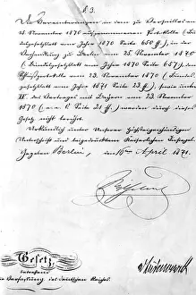 Proclaim: Constitution of the German Reich, 1871