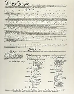 Preamble: The Constitution of the United States (17th September