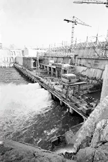 Aswan: Construction of Aswan Dam, 1968