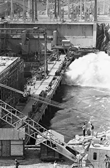 Aswan: Construction of Aswan Dam, 1968