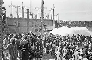 Aswan: Construction of Aswan Dam, 1968