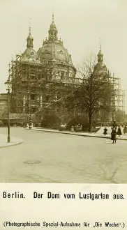Prams: Construction of the Berlin Cathedral, 1899