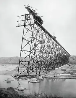 Lethbridge: Construction - Bridge - Viaduct - Canada
