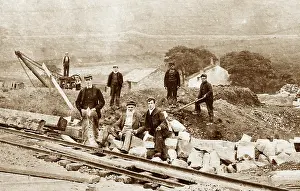 Clough: Construction of Clough Bottom Reservoir, Rossendale
