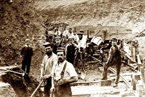 Clough: Construction of Clough Bottom Reservoir, Rossendale