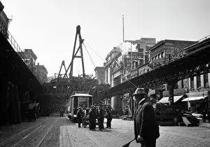 Sculling: Construction Crane and Crew Making Improvements to the third