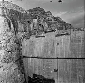 Dagestan: Construction of dam at Chirkei HPP