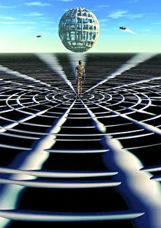 Droid: The construction of a dyson sphere, by a type