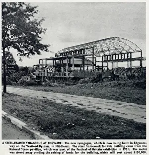 Edgware: Construction of the Edgware Synagogue
