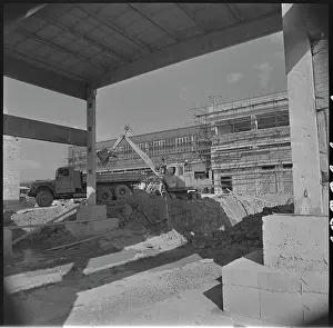 Earthworks: Construction, excavator, truck, earthworks, rough