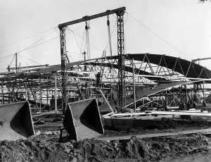 Scaffolding: Construction of the exhibition Schaffendes