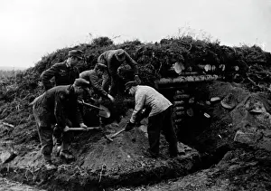 Bunkers: Construction of field fortifications during