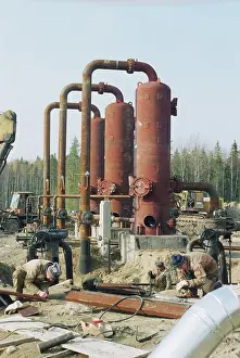 Distribution: Construction of gas distribution stations