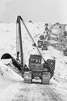 Pipeline: Construction of gas pipeline Progress, 1987